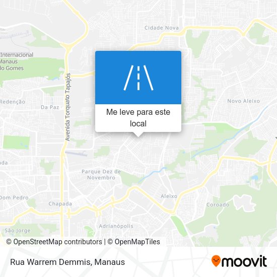 Rua Warrem Demmis mapa