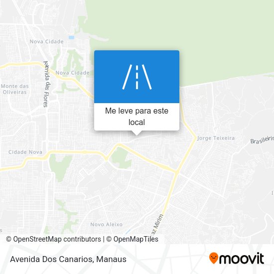 Avenida Dos Canarios mapa