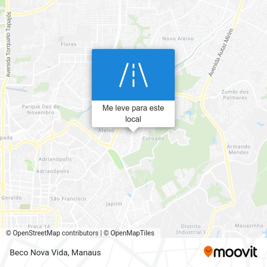 Beco Nova Vida mapa