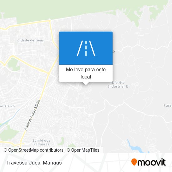 Travessa Jucá mapa