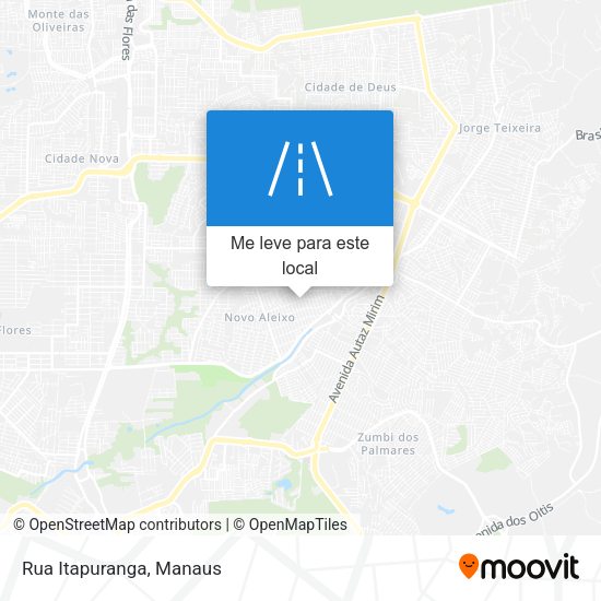 Rua Itapuranga mapa