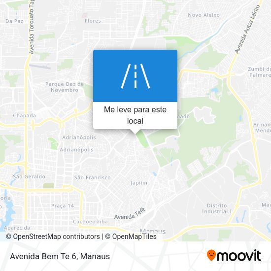 Avenida Bem Te 6 mapa