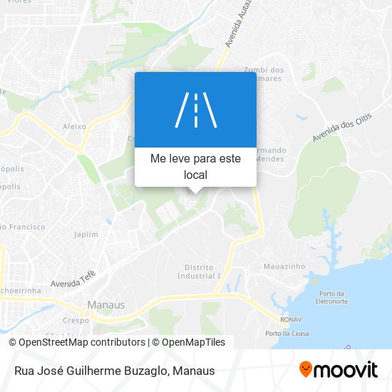 Rua José Guilherme Buzaglo mapa