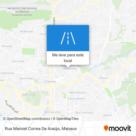 Rua Manoel Correa De Araújo mapa