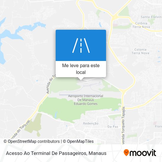 Acesso Ao Terminal De Passageiros mapa