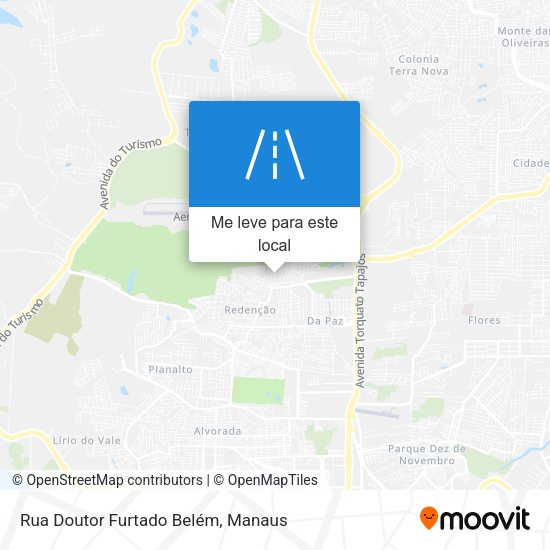 Rua Doutor Furtado Belém mapa