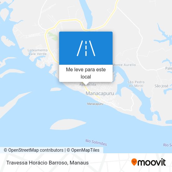 Travessa Horácio Barroso mapa