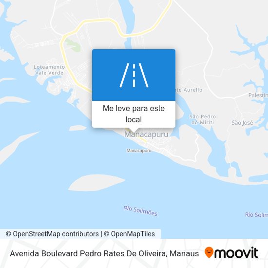 Avenida Boulevard Pedro Rates De Oliveira mapa