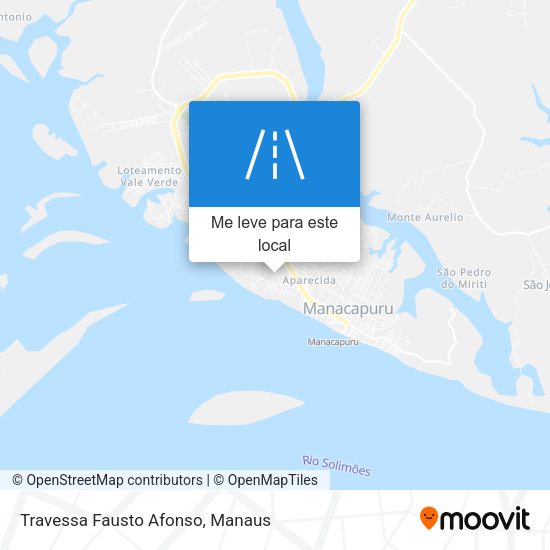 Travessa Fausto Afonso mapa