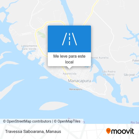 Travessa Saboarana mapa