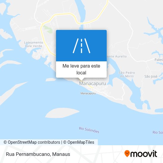 Rua Pernambucano mapa