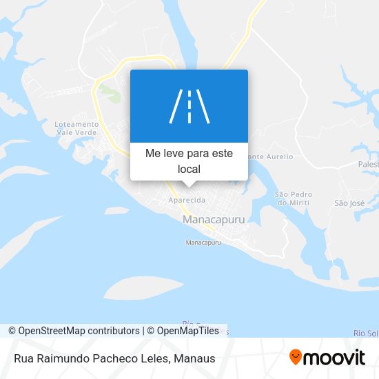 Rua Raimundo Pacheco Leles mapa