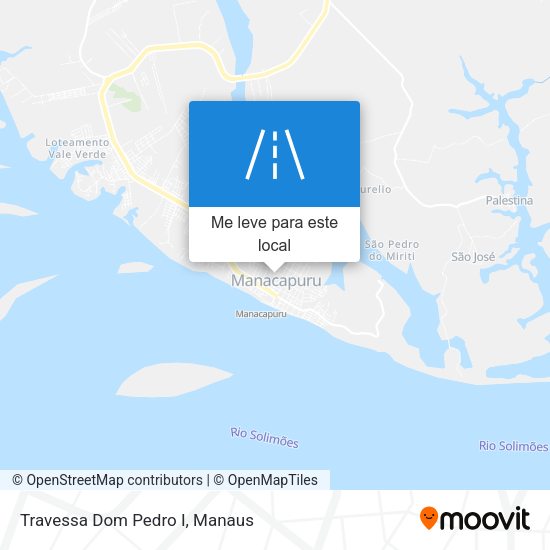 Travessa Dom Pedro I mapa