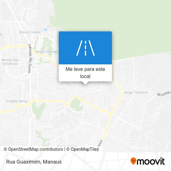 Rua Guaximim mapa