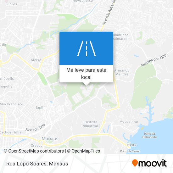 Rua Lopo Soares mapa