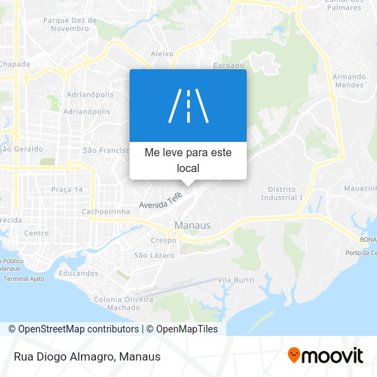 Rua Diogo Almagro mapa
