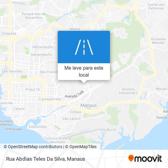 Rua Abdias Teles Da Silva mapa