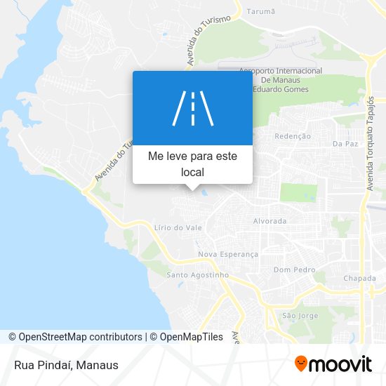 Rua Pindaí mapa