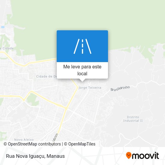 Rua Nova Iguaçu mapa