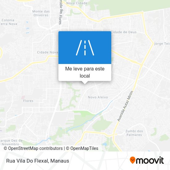 Rua Vila Do Flexal mapa