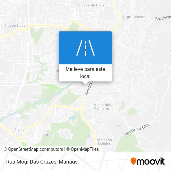 Rua Mogi Das Cruzes mapa