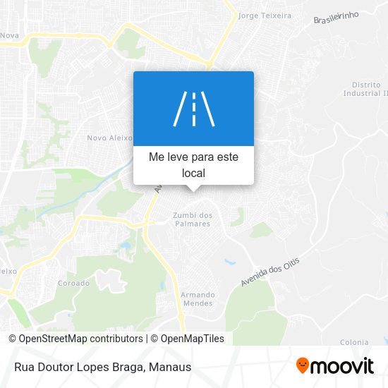 Rua Doutor Lopes Braga mapa