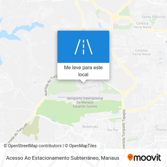 Acesso Ao Estacionamento Subterräneo mapa