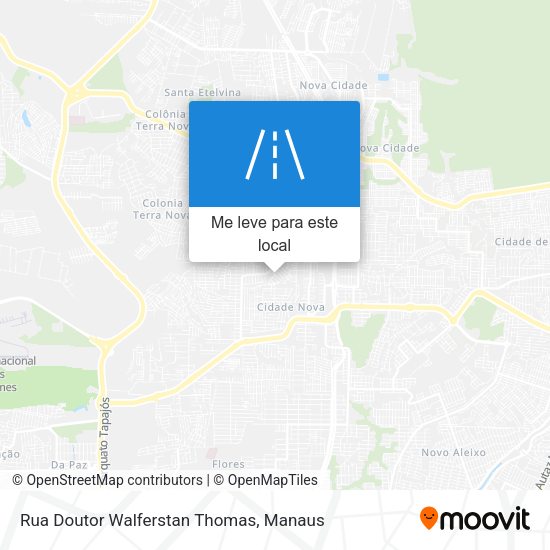 Rua Doutor Walferstan Thomas mapa