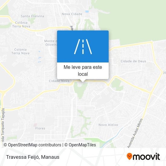 Travessa Feijó mapa