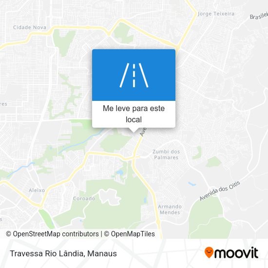 Travessa Rio Lândia mapa