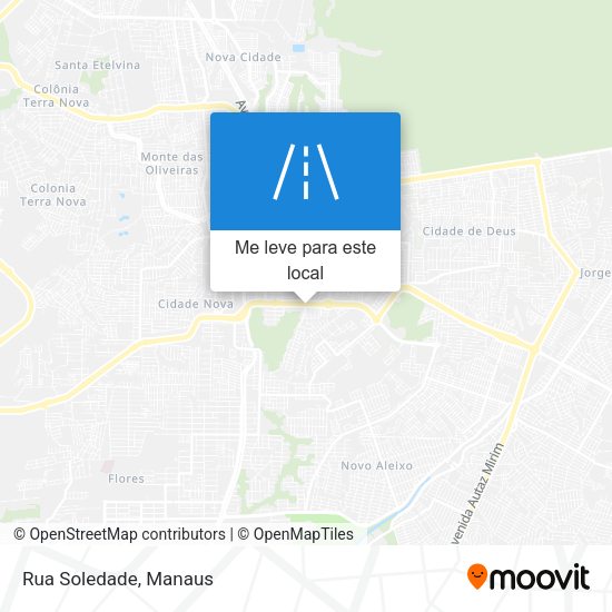 Rua Soledade mapa
