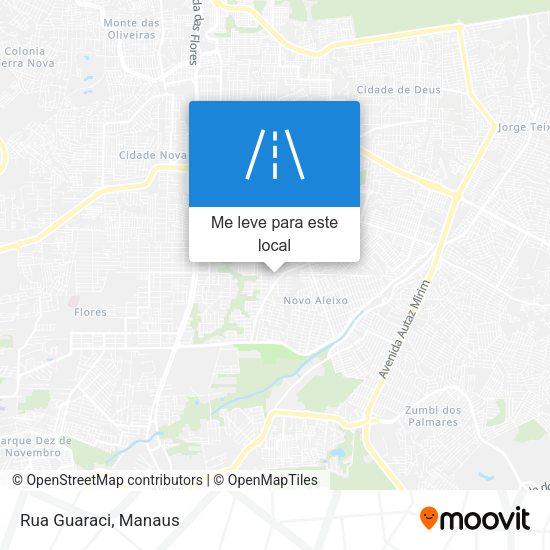 Rua Guaraci mapa