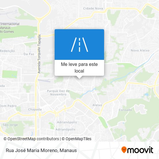 Rua José Maria Moreno mapa