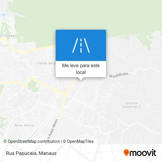 Rua Papucaia mapa