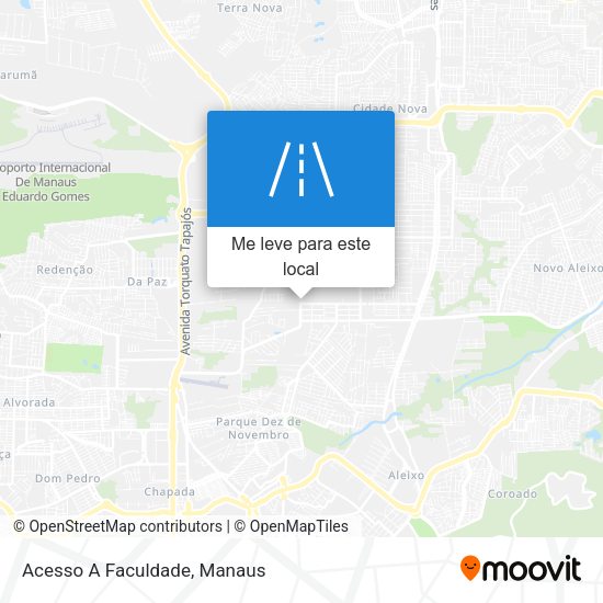 Acesso A Faculdade mapa