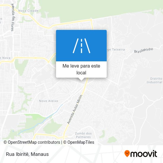 Rua Ibiritê mapa