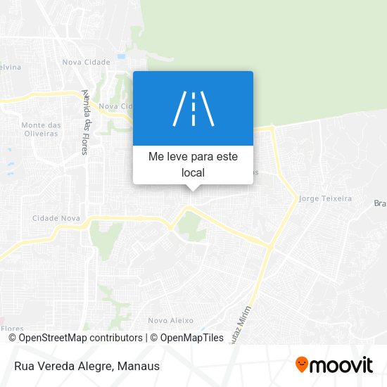 Rua Vereda Alegre mapa