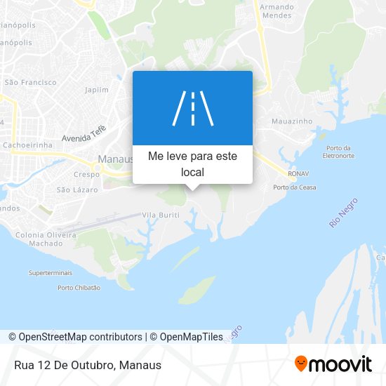 Rua 12 De Outubro mapa