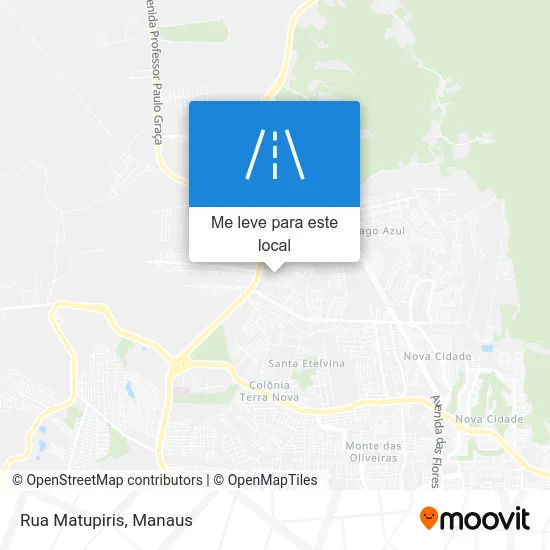 Rua Matupiris mapa