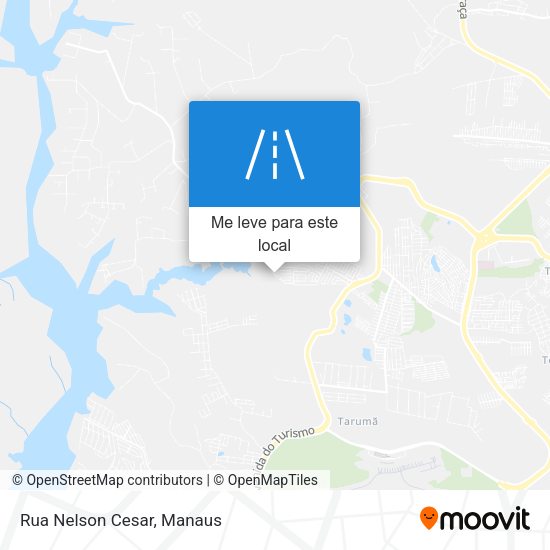 Rua Nelson Cesar mapa