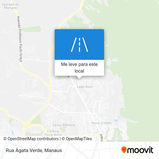 Rua Ágata Verde mapa