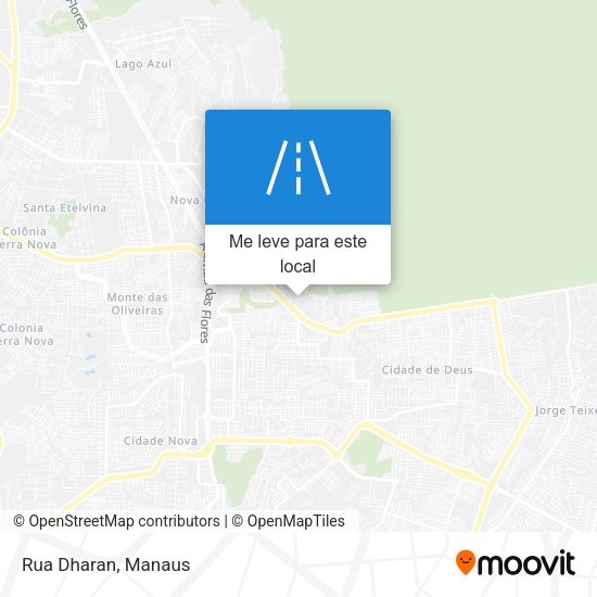 Rua Dharan mapa