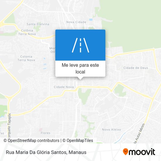 Rua Maria Da Glória Santos mapa
