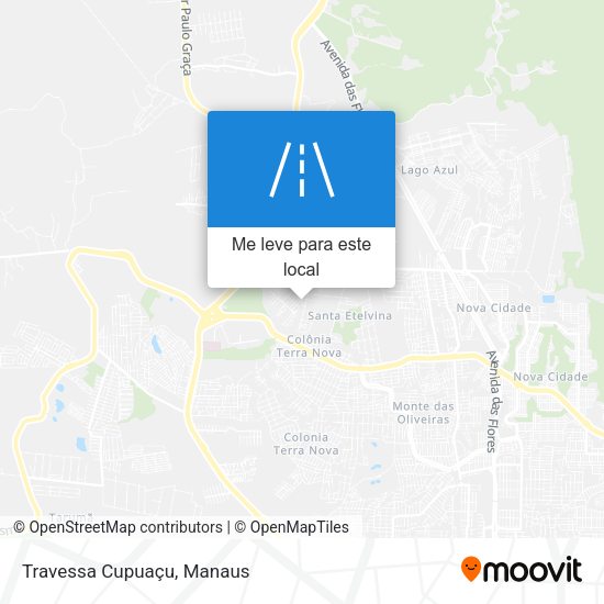 Travessa Cupuaçu mapa