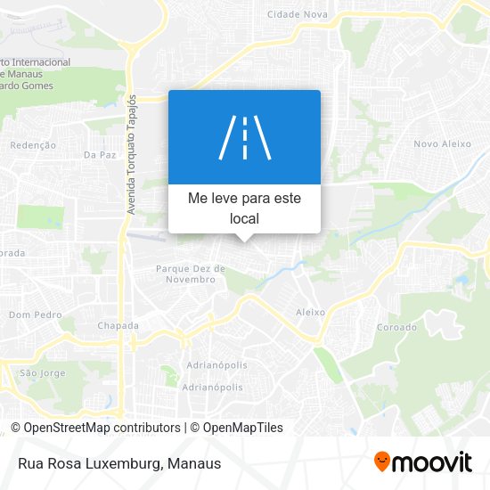Rua Rosa Luxemburg mapa