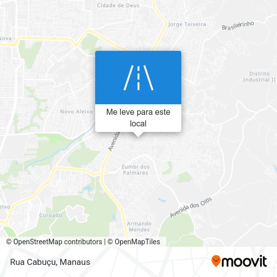 Rua Cabuçu mapa