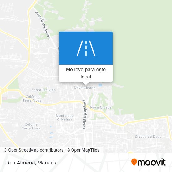 Rua Almeria mapa
