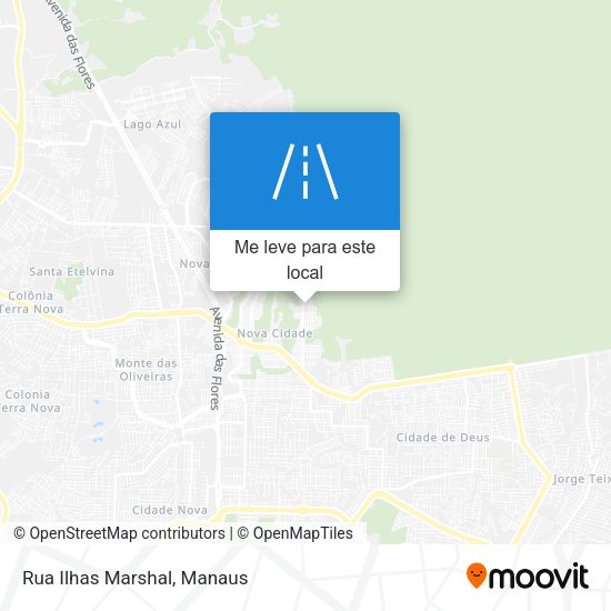 Rua Ilhas Marshal mapa