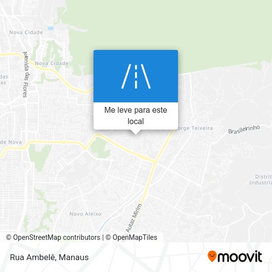 Rua Ambelê mapa