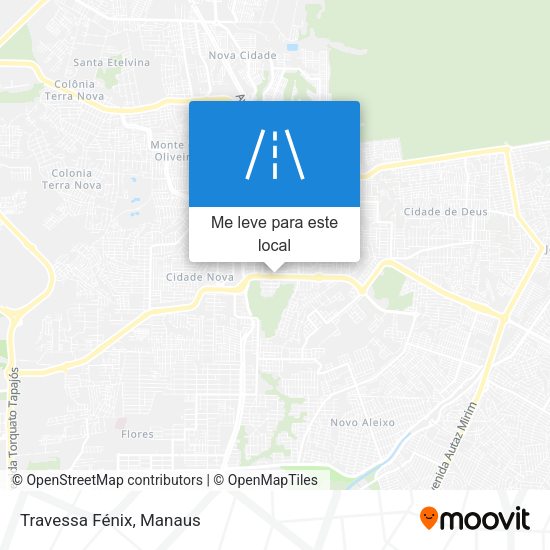 Travessa Fénix mapa